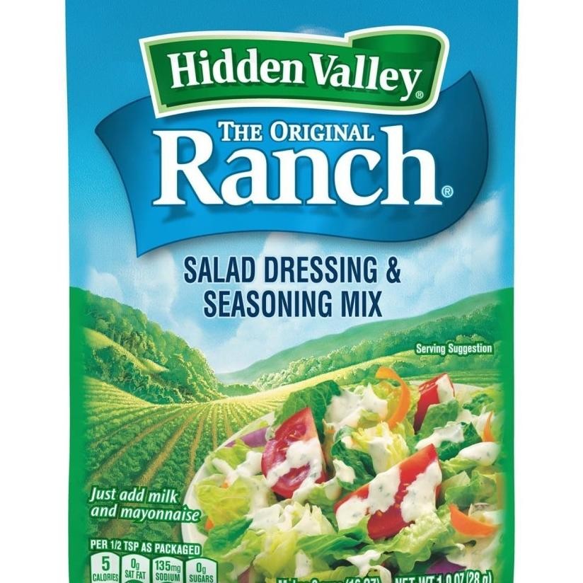 

Hidden Valley The Ranch Salad Dressing Seasoning Mix Usa Saus Bumbu Krim Asam Ranch Dipping Sauce
