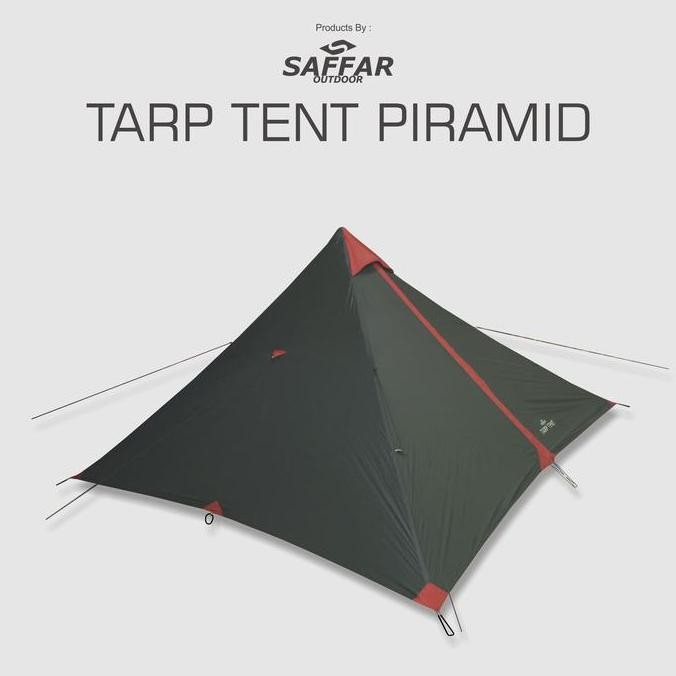 OUTER ta tent piramid ultralht saffar outdoor tenda camping ultralht kap 2 4 orang