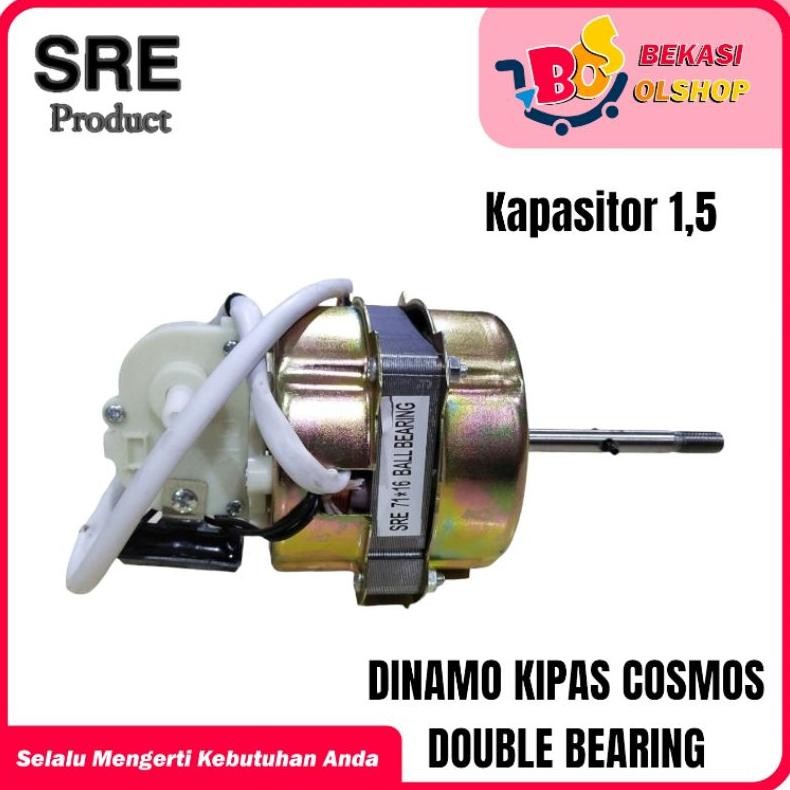Dinamo Kipas Cosmos Double Bearing / Motor Kipas Cosmos Bearing