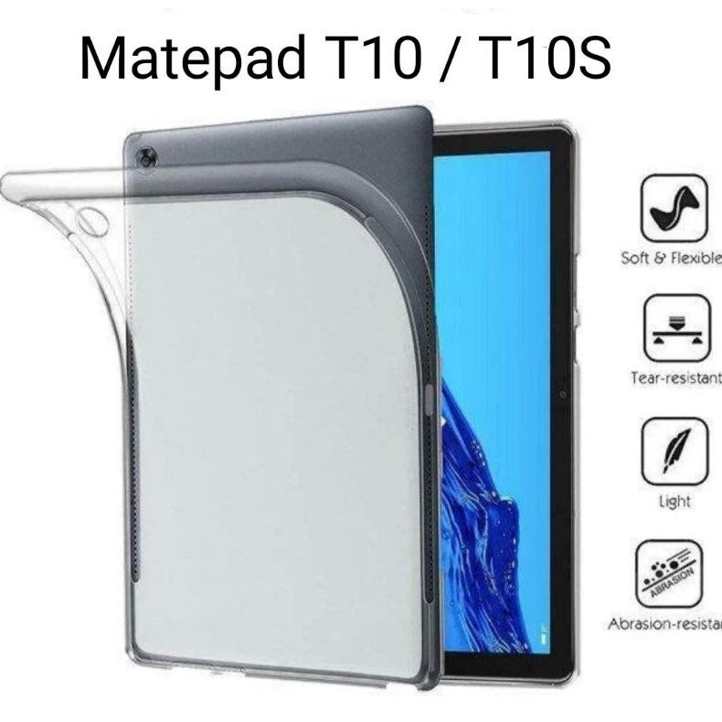 Promo Case Huawei Matepad T10 / Casing Huawei Matepad T10S / Tpu Jelly Bening Berkualitas