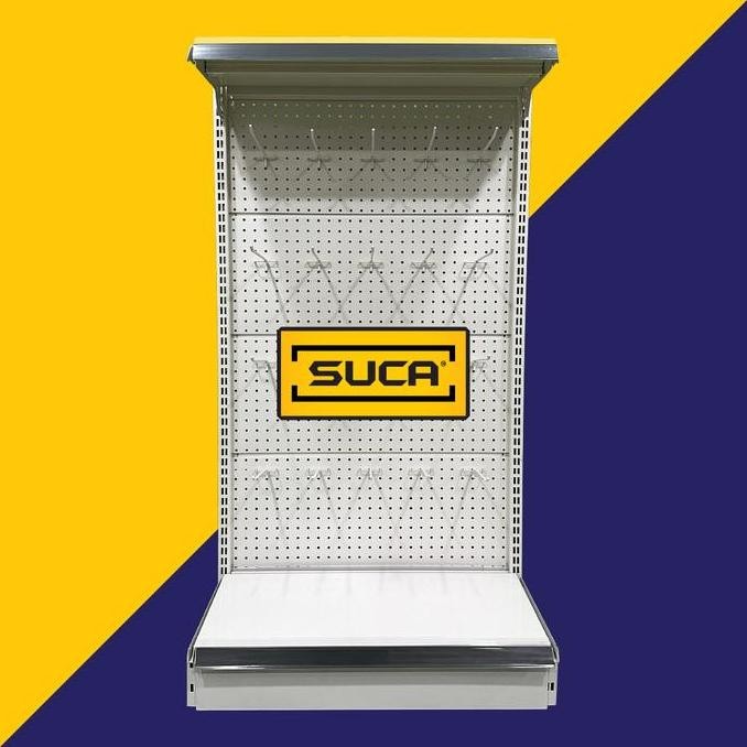 New Product - Rak Gondola Wall A21 Backplate Dengan Gantungan Hooks Kalyne Store