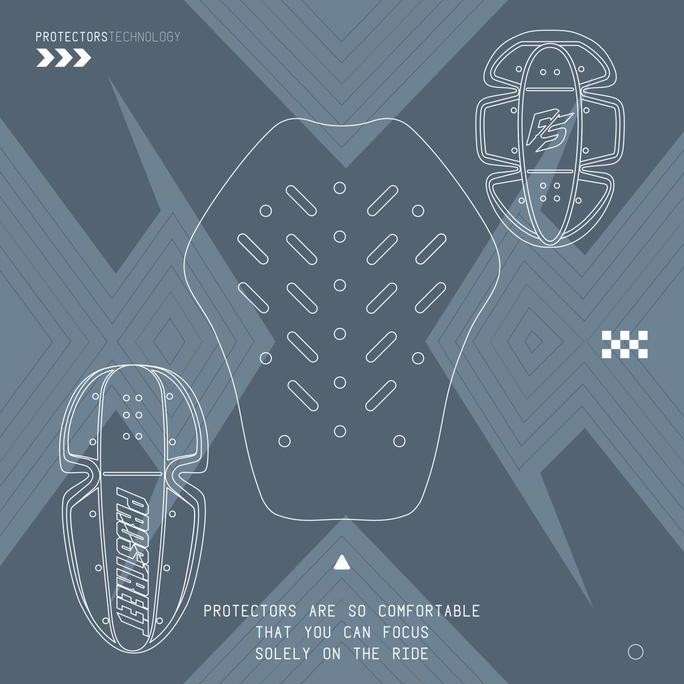 Jaket Prostreet Spectre Air Tech System Shappire Blue Original Co