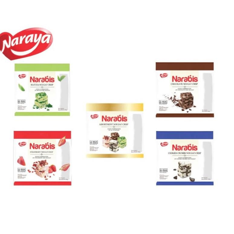 

Eh76 TR24 Naraya Narabis Nougat Crisp 200gr Halal 5 Rasa Viral Premium