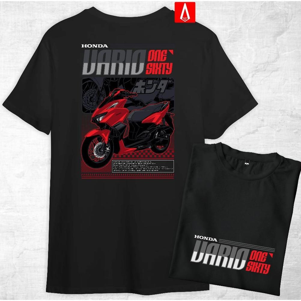 Promo Vario One Sixty Kaos Otomotif Motor Mekanik Kaos Komunitas Kaos Distro Kaos Dewasa Pria Wanita