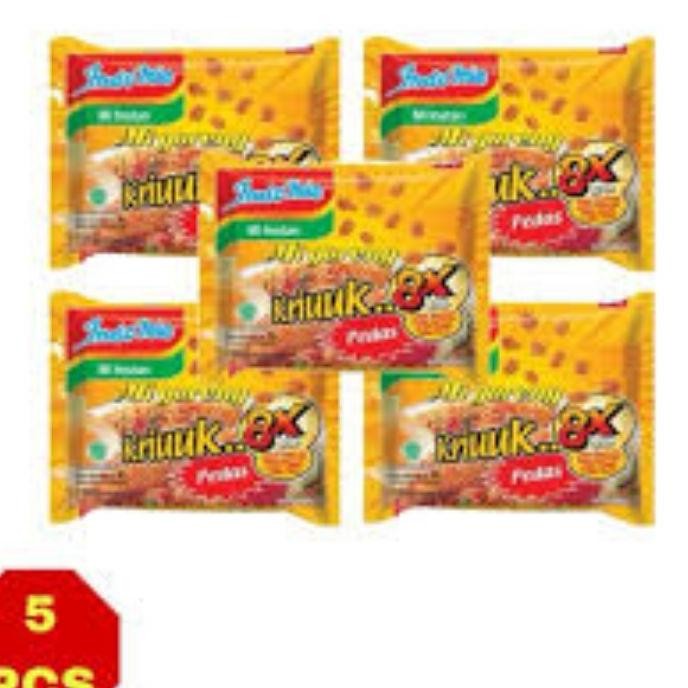 

Indomie Goreng Kriuuk 8X Pedas 90Gr Isi 5 Pcs