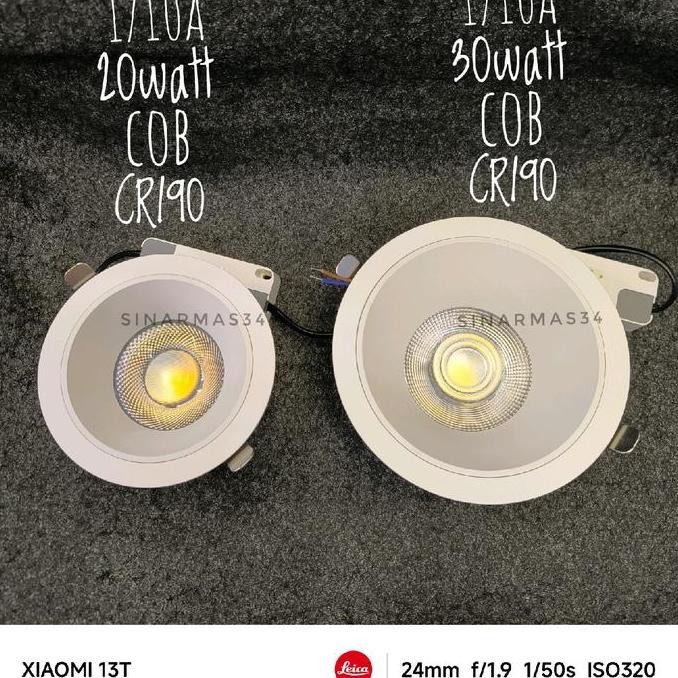___] Downlight Spot 20watt CRI90 Spotlight Inbow 20w LED Lampu Sorot Plafon Tanam 36D Beam