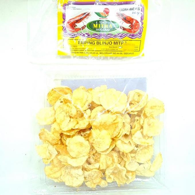 

=====] MITRA EMPING BELINJO TAWAR 100gr | MELINJO MLINJO MATANG KHAS SIDOARJO