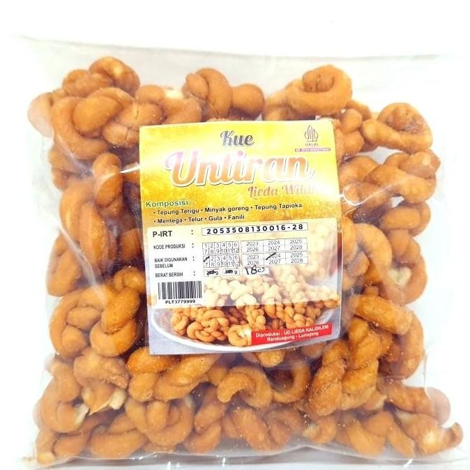 

best seller] LIEDA WILDHAN UNTIR UNTIR 180gr | PLINTIRAN KUE KERING LEBARAN PUASA
