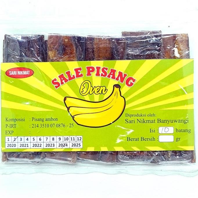 

] SARI NIKMAT PISANG SALE OVEN 10biji