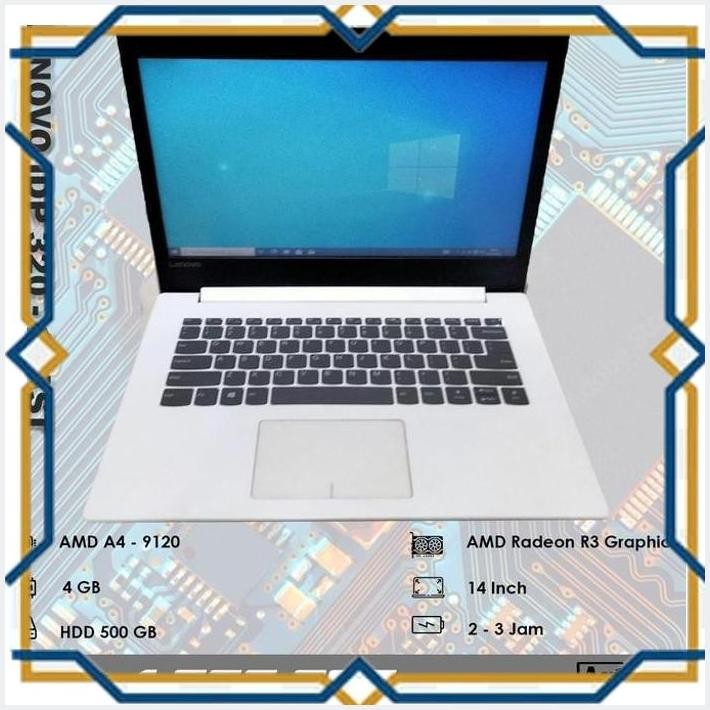 [ART] LENOVO IDEAPAD 320 - 14AST - AMD A4 - RAM 4 GB - NORMAL SIAP PAKAI