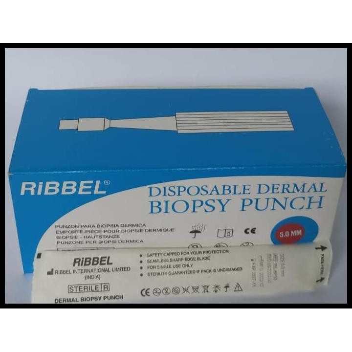 Ribbel Dermal Biopsy Punch Sterile Original Murah Terlaris