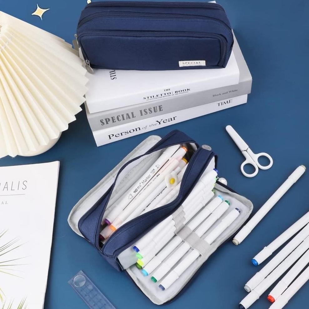 

Buruan Beli [Dotding] Angoo Kotak Pensil Kapasitas Besar Kotak Pensil Multifungsi Untuk Sekolah Kotak Pensil Besar Tas Tempat Pensil Kantor Perlengkapan Alat Tulis Siswa Q036 Buruan Beli