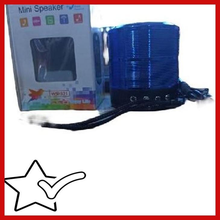 [TKR] MINI SPEAKER WS 931 FLECO SPEAKER BLUETOOTH MINI WS-931