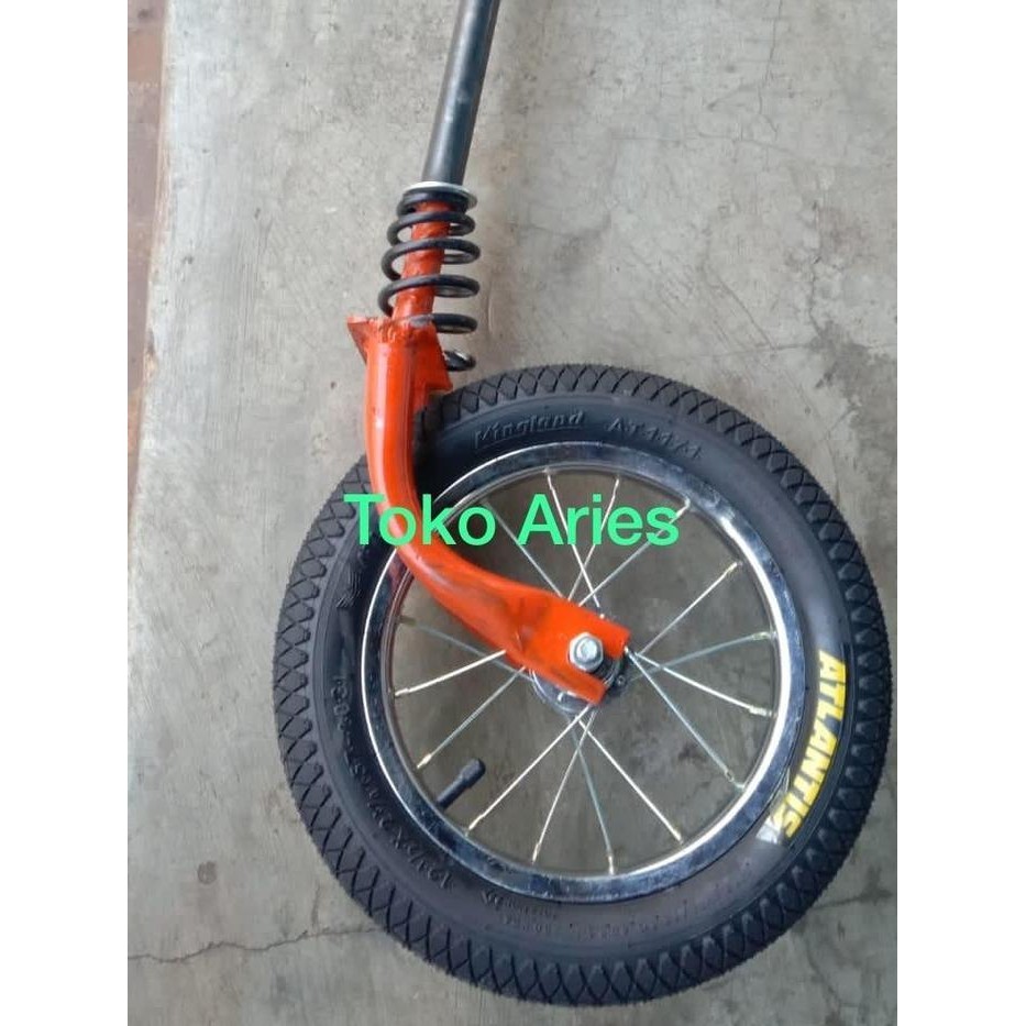 Roda Bantu Gerobak // Gletrek Roda Sepeda 12 Original Dan Terpercaya