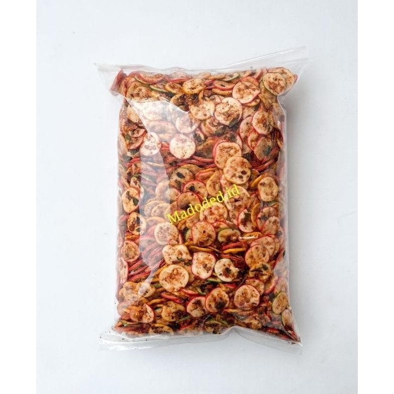 

ID | SEBLAK KERING KERUPUK BAWANG PEDAS DAUN JERUK 1KG / 500 GR
