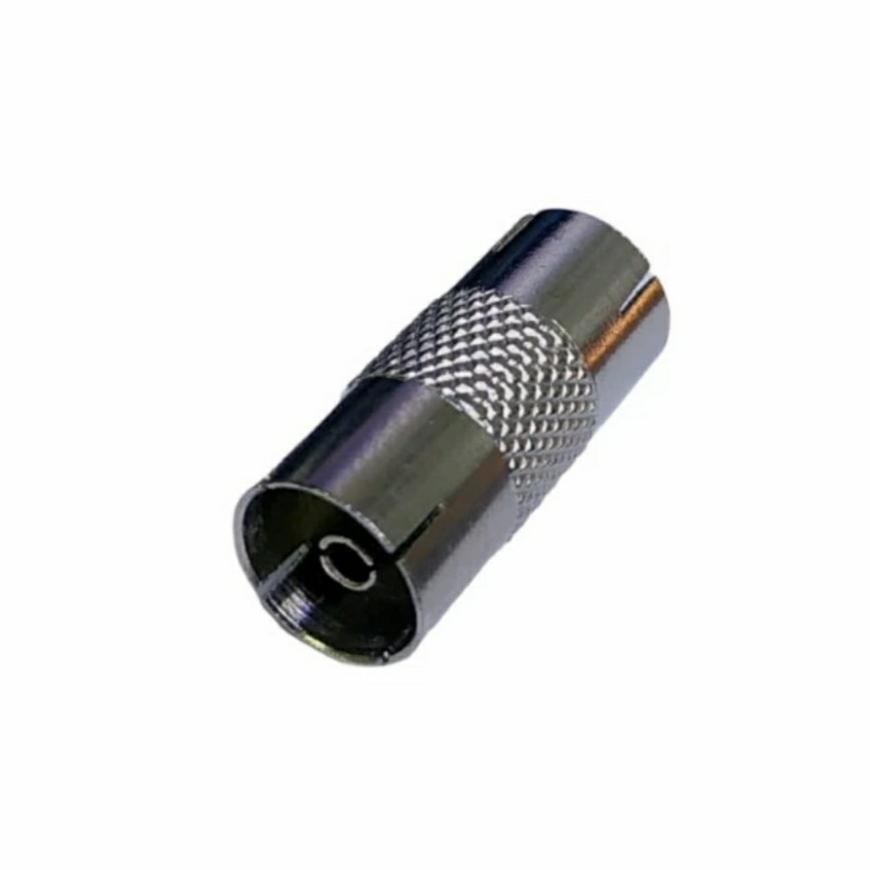 Konektor Jack Sambungan kabel Antena TV female to female