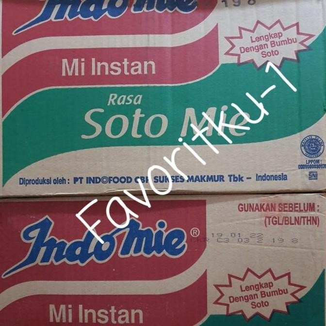 

(Expert) Indomie Soto Mie Kuah 70 gr. 1 Dos Isi 40 Pcs.