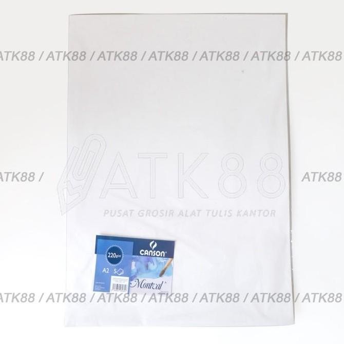 

Sale Canson Montval 220 Gsm A2 Kertas Gambar Cat Air Watercolor Paper 5 Lbr