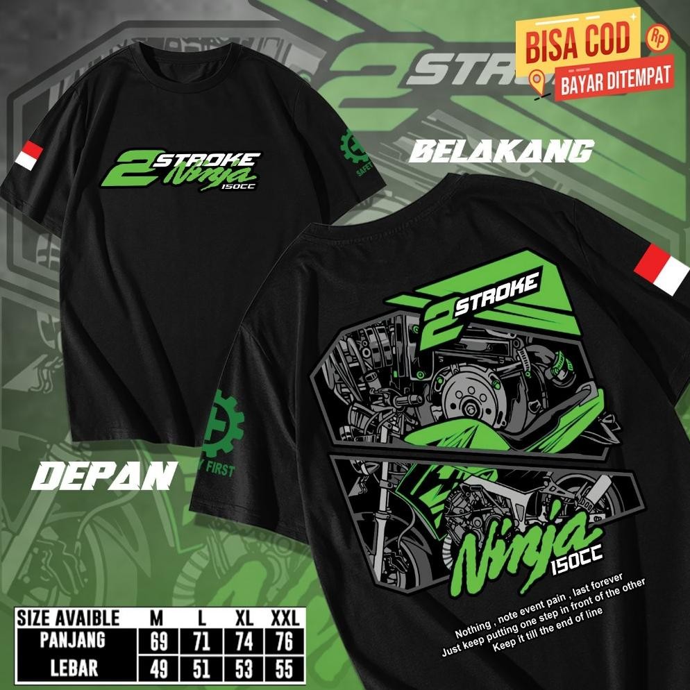 Promo Kaos Motor Kawasaki Ninja 2 Stroke