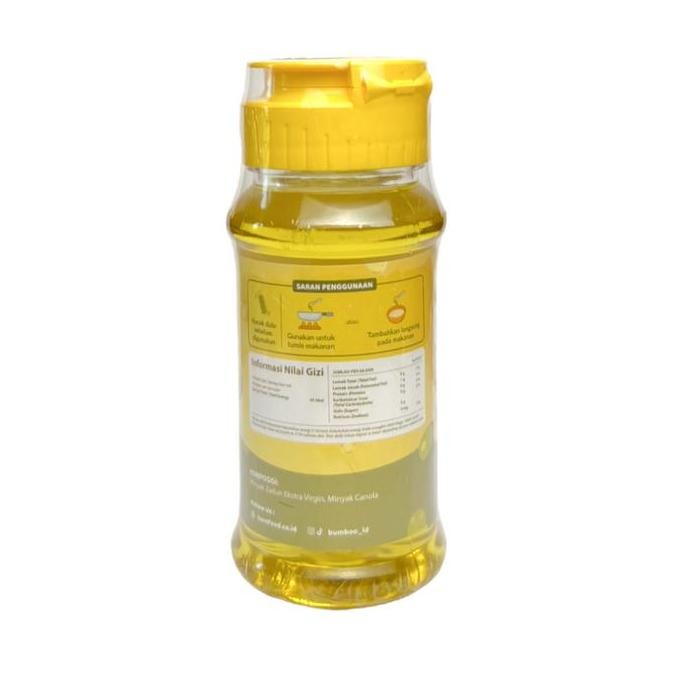 

JH8 BUMBOO Oil 100 ml | Minyak Evoo | Kanola | Fat Oil Minyak Mpasi Bayi Lemak Tambahan | Booster Mpasi Zaitun Botol