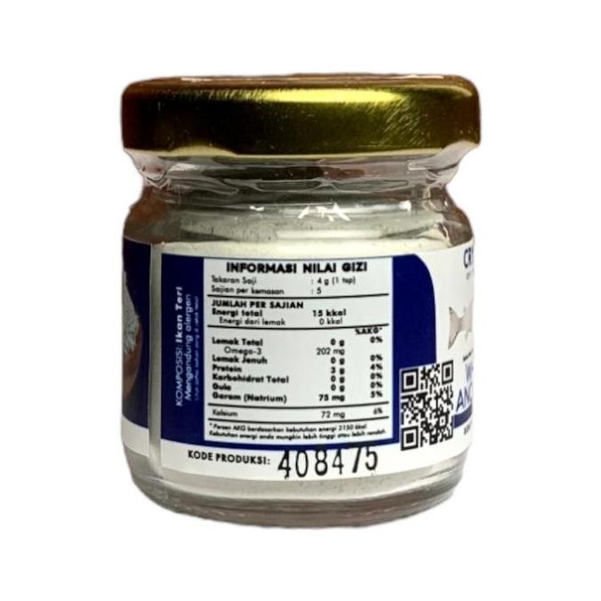 

JH8 Crystal of the Sea White Anchovy Powder Kaldu Mpasi Bayi / Shrimp / Seaweed / Gabus | CRYSTAL WHITE ANCHOVY / BUBUK IKAN TERI MPASI / Rumput Laut / Whitebite / BPOM Certified Udang Frozen