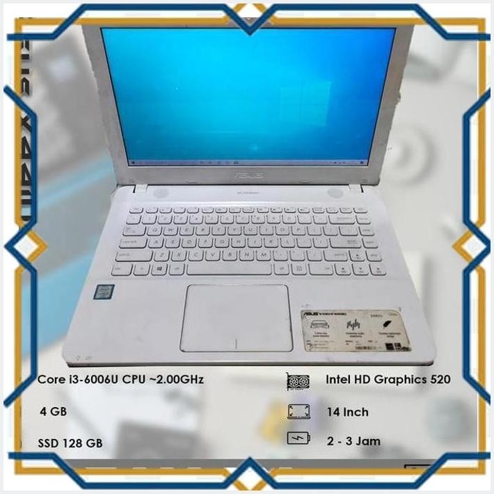 [ART] ASUS X441UA - CORE I3 - GEN 6 TH - SUDAH SSD