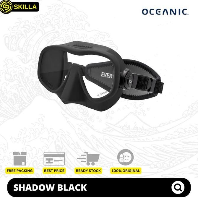 BIG SALE Oceanic Shadow Single Lens Frameless Diving Mask Dive Masker PROMO TERBARU BEST SELLER BEST