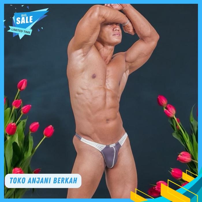 THONG CELANA DALAM PRIA DEWASA 0 SPANDEX LYCRA / THONG CELANA DALAM PRIA DEWASA DU30 SPANDEX LYCRA B