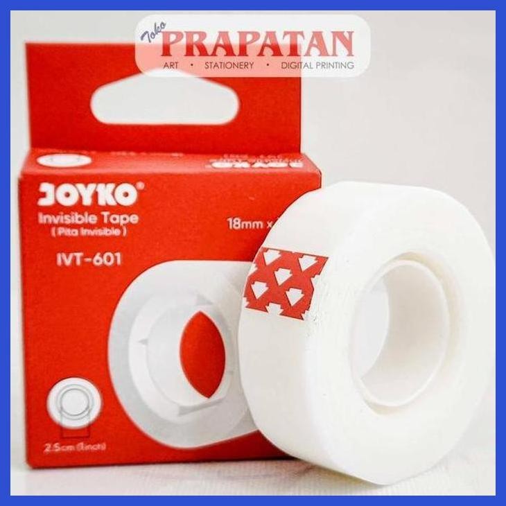 

( SEKOLAH / LUKIS ) COD JOYKO INVISIBLE TAPE IVT-601 | ISOLASI INVISIBLE | SELOTIP (SENI / MENGGAMBAR / ART / KERAJINAN ) PACKING AMAN