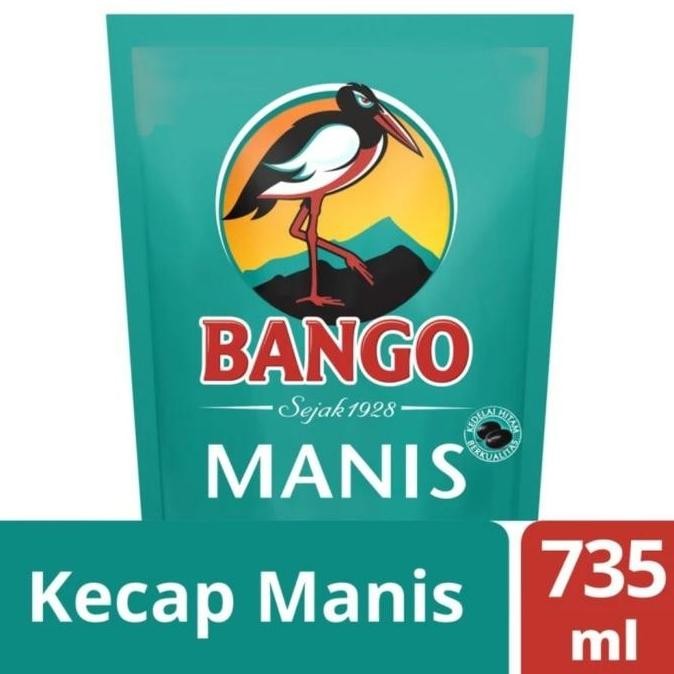 

JH8 BANGO Kecap Manis Kemasan Refill - 550ml/700gr 735ml/1000gr