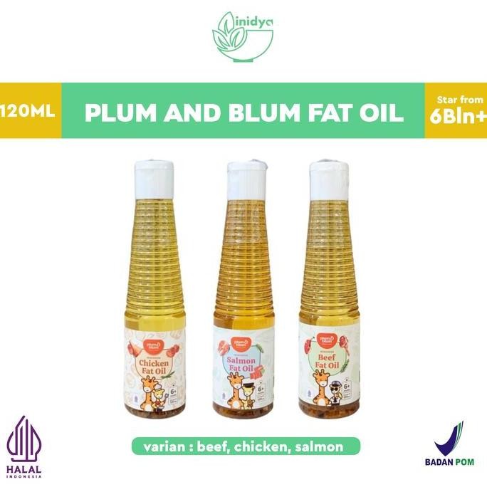 

JH8 Plum & Blum Chicken Fat Oil Beef Fat Oil Minyak Mpasi BB Booster Lemak Tambahan 120ml