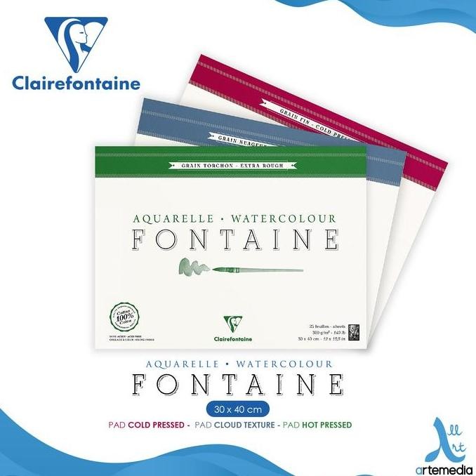 

Sale Kertas Cat Air Clairefontaine Fontaine 30X40Cm Watercolor Paper