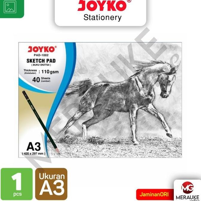 

Sale Joyko Sketch Pad / Buku Gambar Sketsa A3 Pad-1002