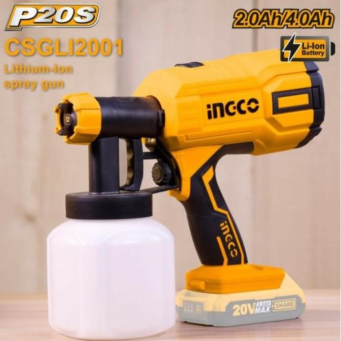 |Expert| Spray Gun Listrik Cordless Semprotan Angin Cat Ingco CSGLI2001