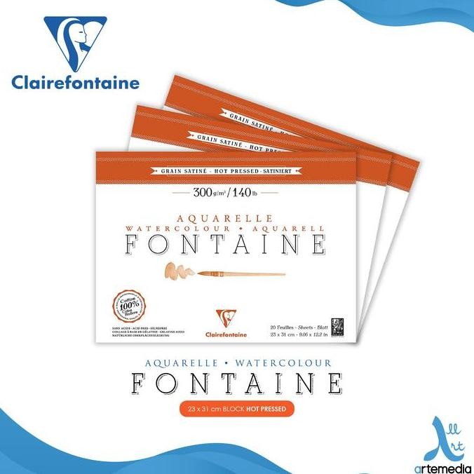 

Sale Kertas Cat Air Clairefontaine Fontaine 23X31Cm Watercolor Paper