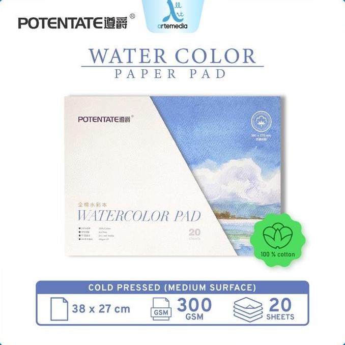 

Sale Kertas Cat Air Potentate Cotton A3 Watercolor Paper Pad