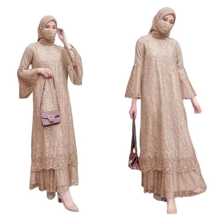 MAXI GELA / 4 UKURAN M / L / XL / XXL JUMBO / GAMIS KONDANGAN / GAMIS PESTA / BAJU GAMIS MUSLIM DEWA
