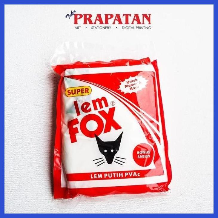 

( SEKOLAH / LUKIS ) PROMO ISI ULANG LEM FOX PUTIH PVAC 700G SUPER / REFILL LEM FOX (SENI / MENGGAMBAR / ART / KERAJINAN ) SIAP KIRIM