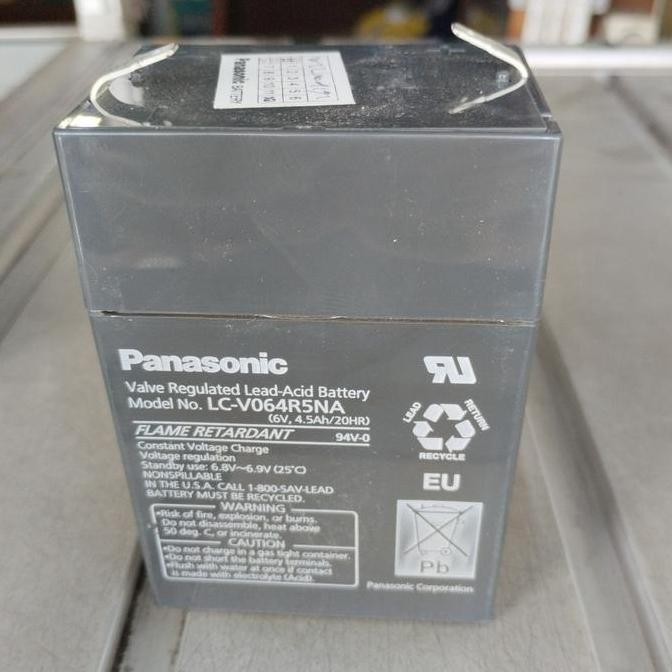 TERBARU - Baterai accu aki kering Panasonic 6 v buat timbangan digital ori