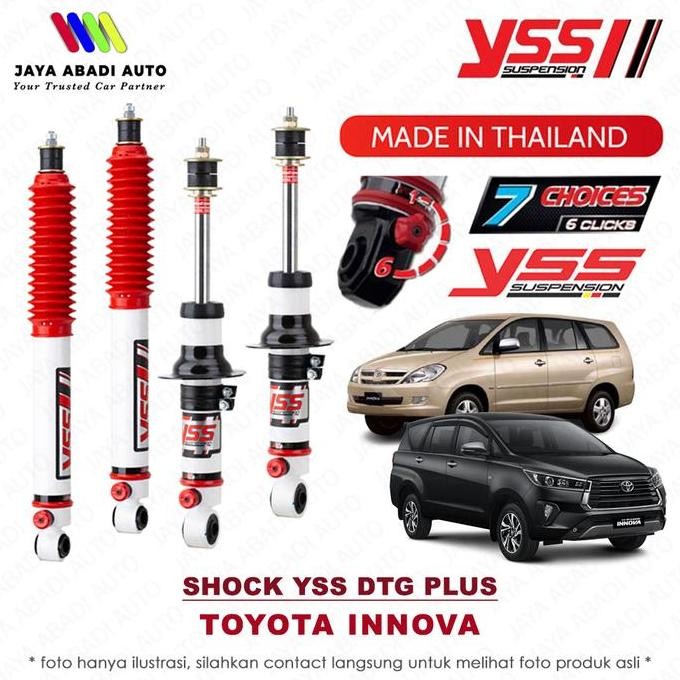 Shock Breaker YSS DTG Plus Twintube 7 Klik - TOYOTA INNOVA REBORN