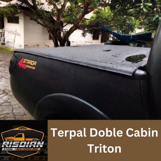 Cover bak Terpal Penutup Bak Triton Double Cabin Mitsubishi Triton