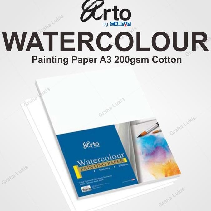 

Sale Arto Watercolour Paper A3 - 200Gsm - Cotton