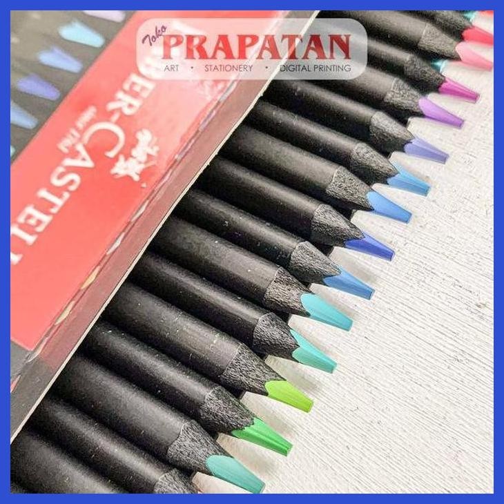 

( SEKOLAH / LUKIS ) COD PENSIL WARNA FABER CASTELL BLACK EDITION | COLOR PENCIL (SENI / MENGGAMBAR / ART / KERAJINAN ) GOOD QUALITY