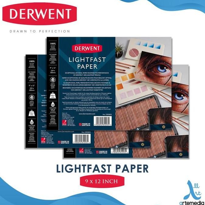 

Sale Kertas Gambar Derwent 229X305Mm Lightfast Pencil Drawing Paper Pad