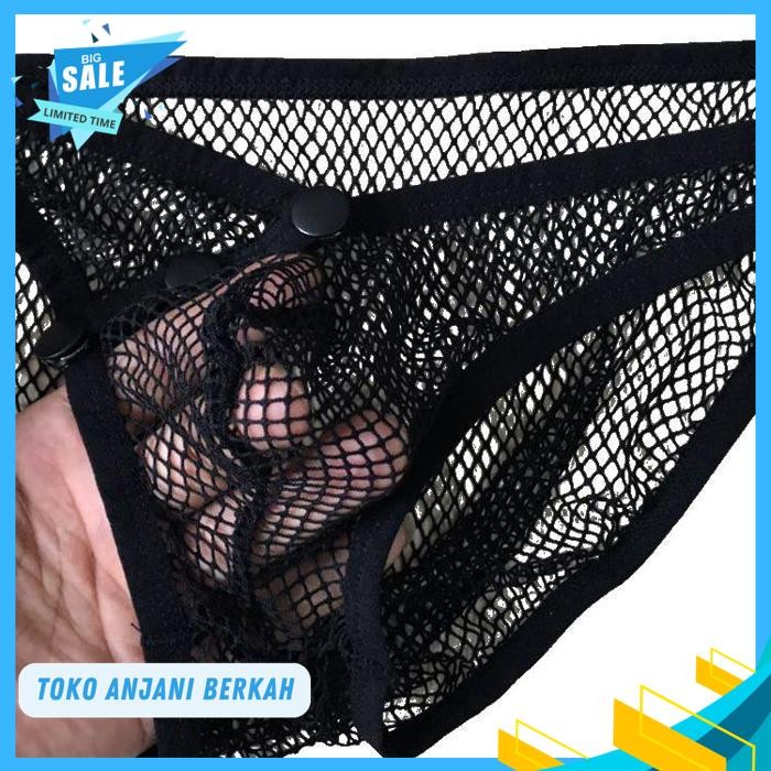 BRIEF JALA JARING CELANA DALAM SEKSI PRIA MEN SEXY UNDERWEAR A / BRIEF JALA JARING CELANA DALAM SEKS