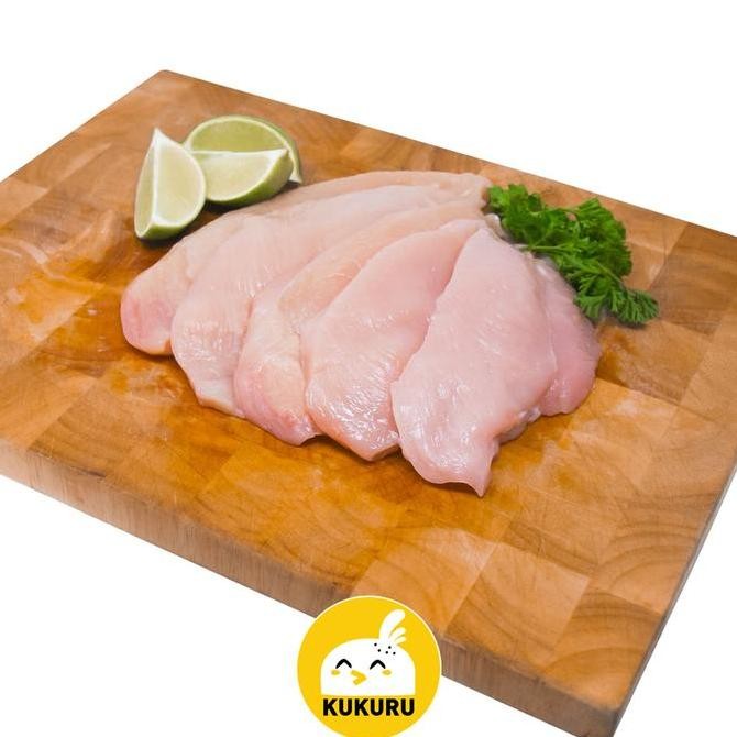 

JH8 FILLET DADA AYAM IRIS TIPIS / THIN SLICED BONELESS CHICKEN BREAST