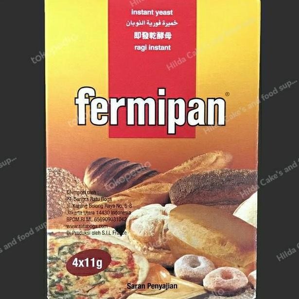 

(Expert) Fermipan instan dry yeast ragi instan 4 x 11gr