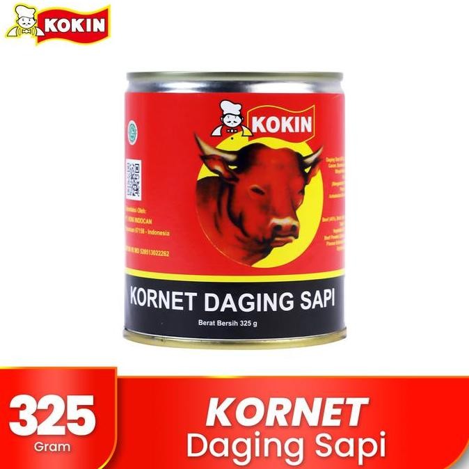 

JH8 Corned Beef Kornet Daging Sapi Makanan Kaleng Siap Saji 325gr - KOKIN