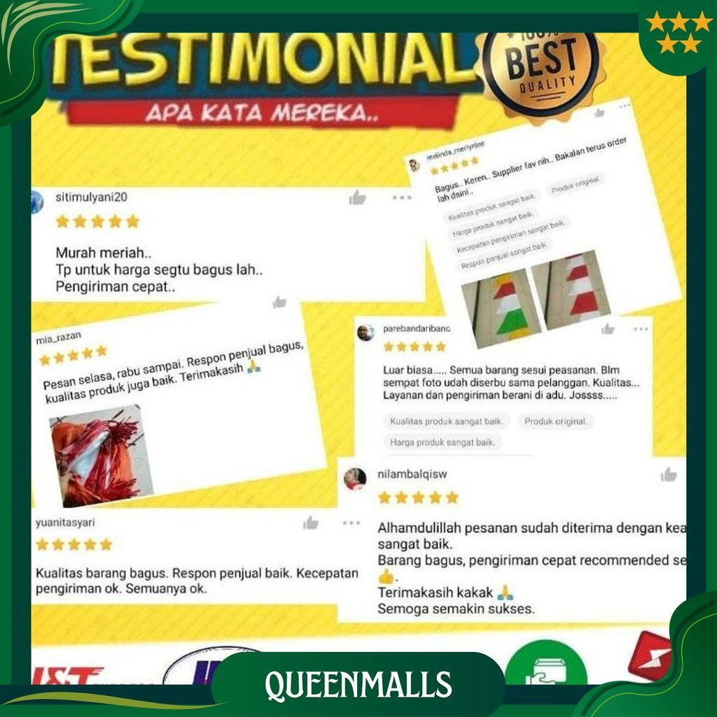 Bendera Merah Putih Katun  Ukuran 120X180 Bendera Besar Bendera Merah Putih Kain Promo