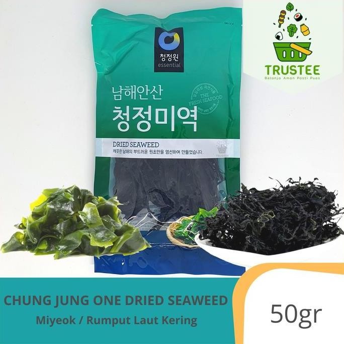 

JH8 DRIED SEAWEED MYEOK / RUMPUT LAUT KERING 50 GR CHUNG JUNG ONE DAESANG Miyeok